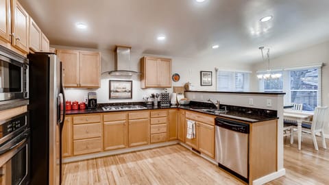 Clean and bright kitchen