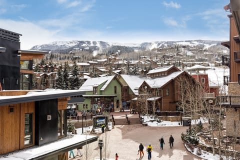 View from balcony.  See panorama of Snowmass ski area above.  