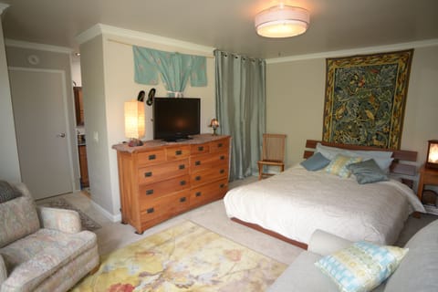  Cozy room with private bath and entrance. Queen size bed with  Queen sofa sleep
