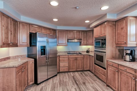 Kitchen is fully stocked with ALL needs for cooking and serving. 