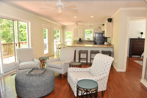 Open floorplan on the main level