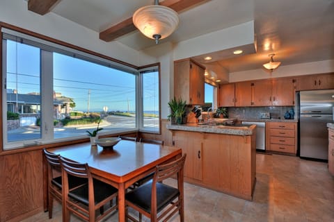 Eat in breakfast area.