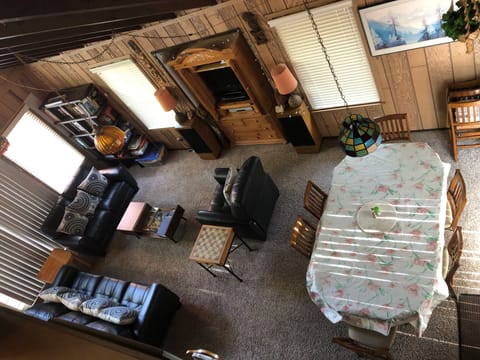 Living and dining room (from loft)