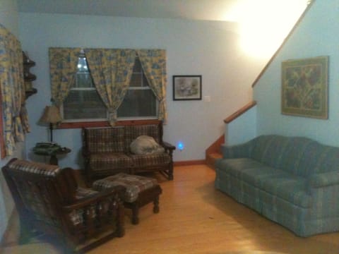 Living Area of Bluebird Cabin