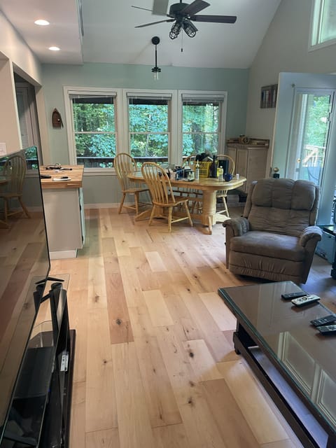 Living room to dining room