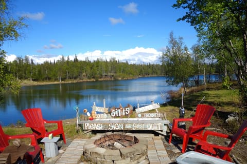 Fire Pit with wood supplied.  