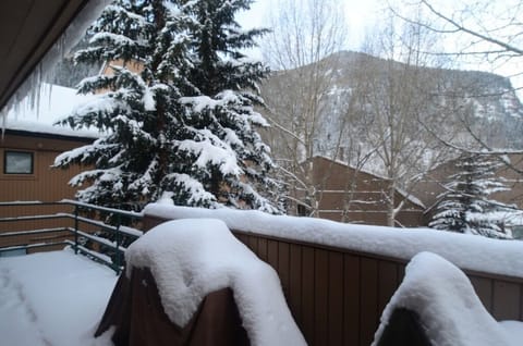 Patio with Propane BBQ covered in snow photo (11/21/14)