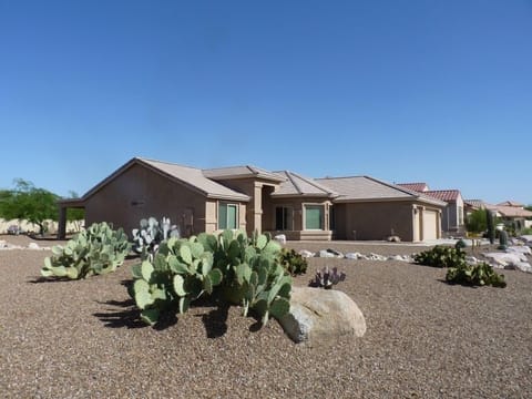 Front of the House on a Large Lot