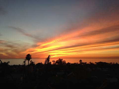 Sunset view from the balcony

