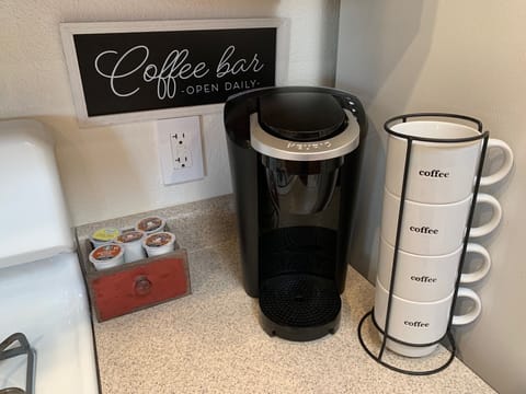 Coffee awaits you in the morning!