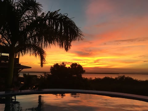 Enjoy sunset from the roof-top terrace and pool!