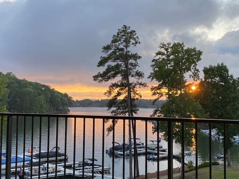 Actual sunset picture from our balcony. You will love this view!