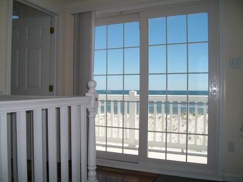 Ocean view from stairs towards mater bedroom on third floor