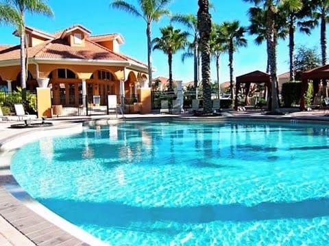 Clubhouse and huge resort pool in walking distance to the house