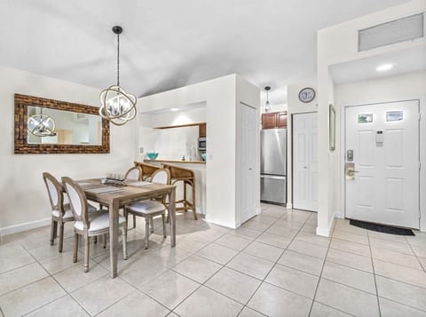 Spacious dining area.