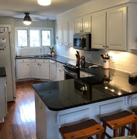 Fully stocked kitchen