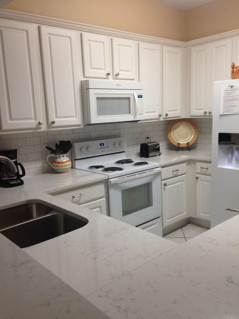 Enjoy your kitchen and talk to your guests while preparing dinner.