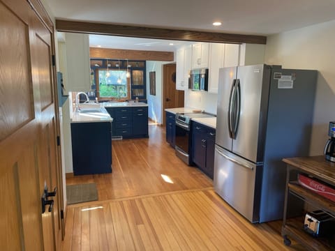 laundry area toward kitchen