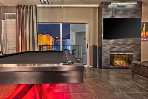 Enjoy 24hr entertainment- Black stainless steel professional grade pool table