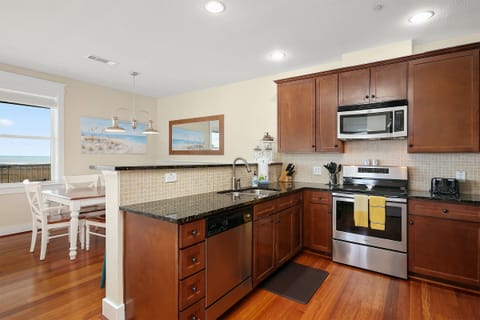 Ocean views from kitchen