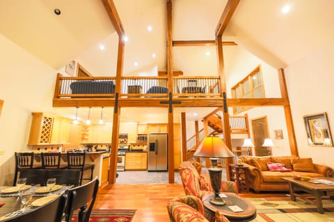 View of the main living areas. 