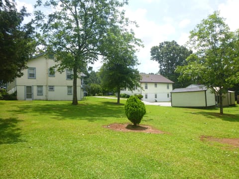 Big back yard; house (on left) sits on a half acre lot!