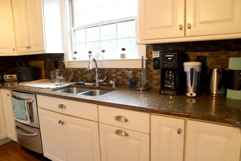 Stocked kitchen for a carefree stay