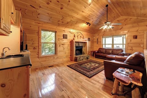 Upper Level Family Room and Kitchenette