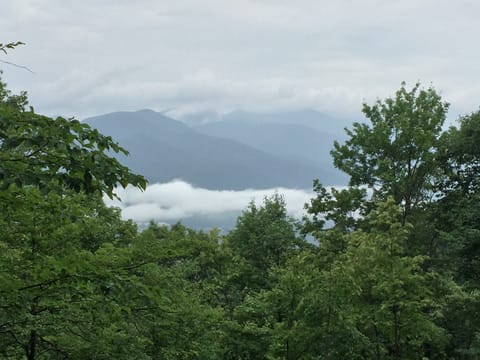 Mountain view from the deck