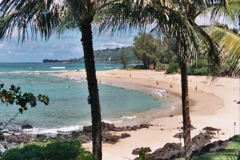 View of the Beach from our Lanai!