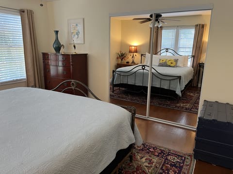 Large bedroom with comfortable, KING bed!