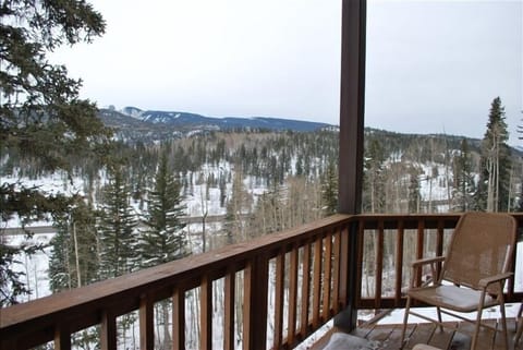 A view from the balcony