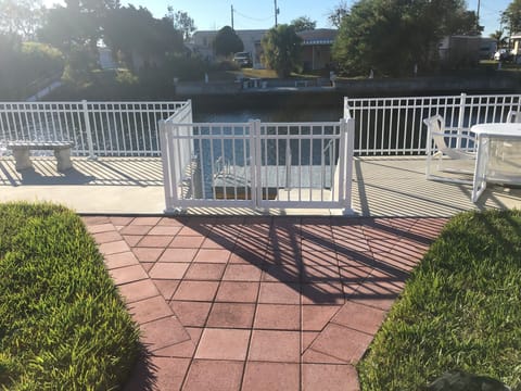 Nice fenced in back yard. Great for your pups or small children. 