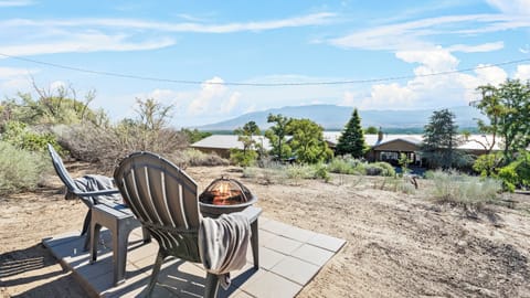 The Love Shack Lookout in the morning. Propane Fire pit coming soon