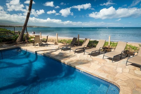 10 seconds away from your lanai...our oceanfront Pool