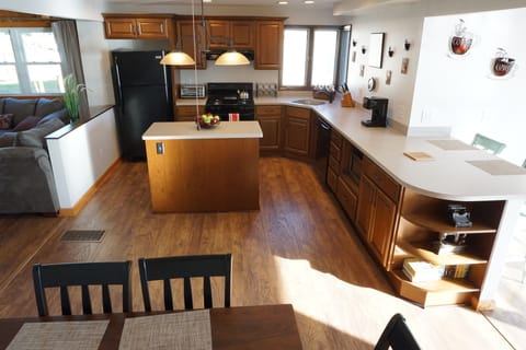 kitchen from the stairs