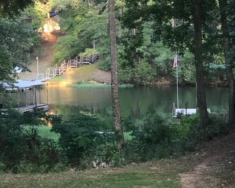 Dock looking from the deck