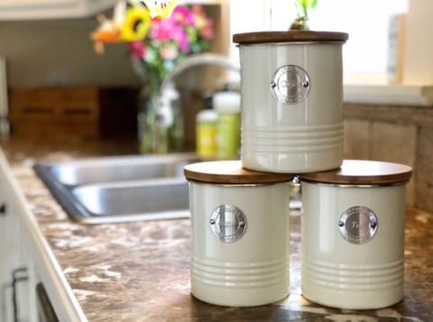 Don't worry about coffee, cream, sugar or tea on your shopping list!