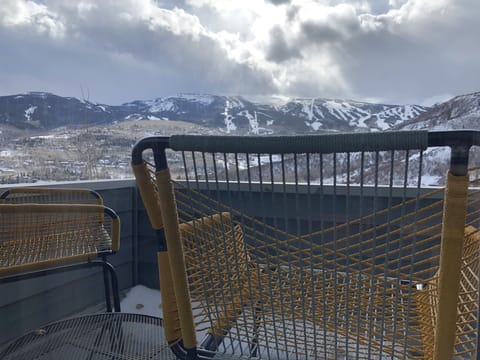 On a sunny winter day—even if it’s freezing out— you can sit here in a tshirt!