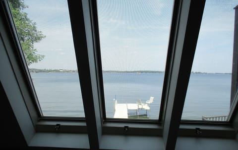 view from the dining area
