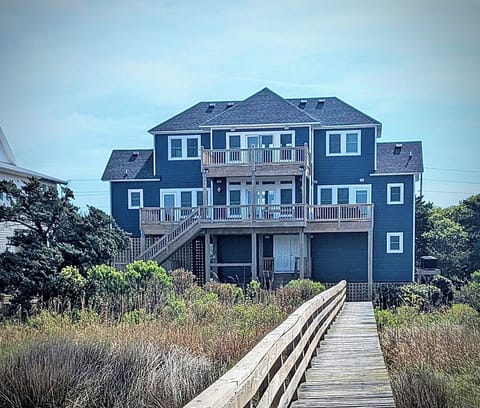 View of house from Sound side pier.