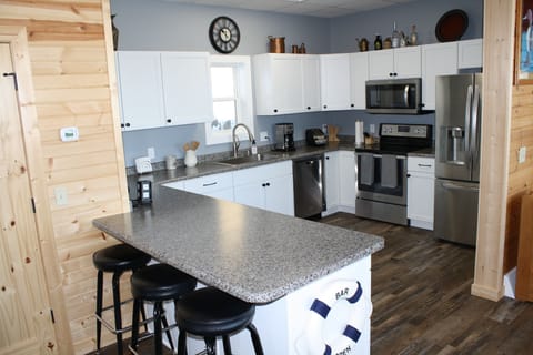 Brand new kitchen with all new appliances.