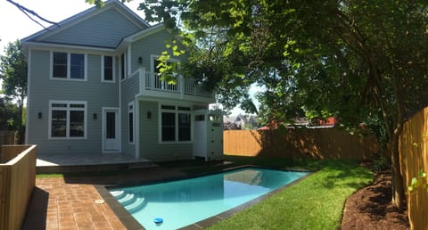 Private backyard pool
