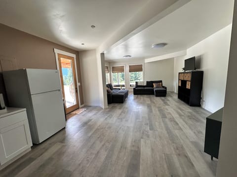 first floor kitchen/living room area