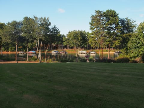 View from walkway outside Lanai/lower lever
