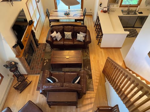 Interior view of main floor from loft