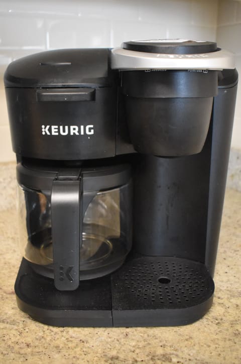 Keurig for single cups and a 12 cup pot