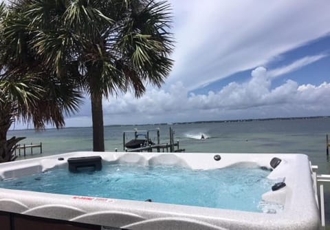 11 foot Therapool with spa and swim features.  