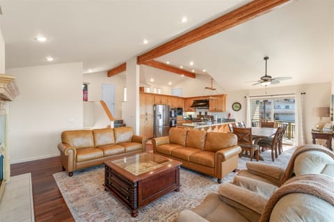 The large open layout is perfect for entertaining friends and family.