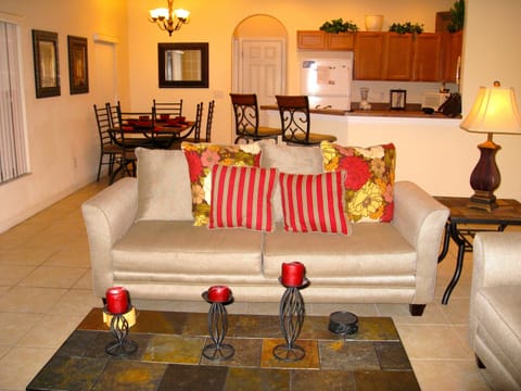 Open large living area for your family relaxing together